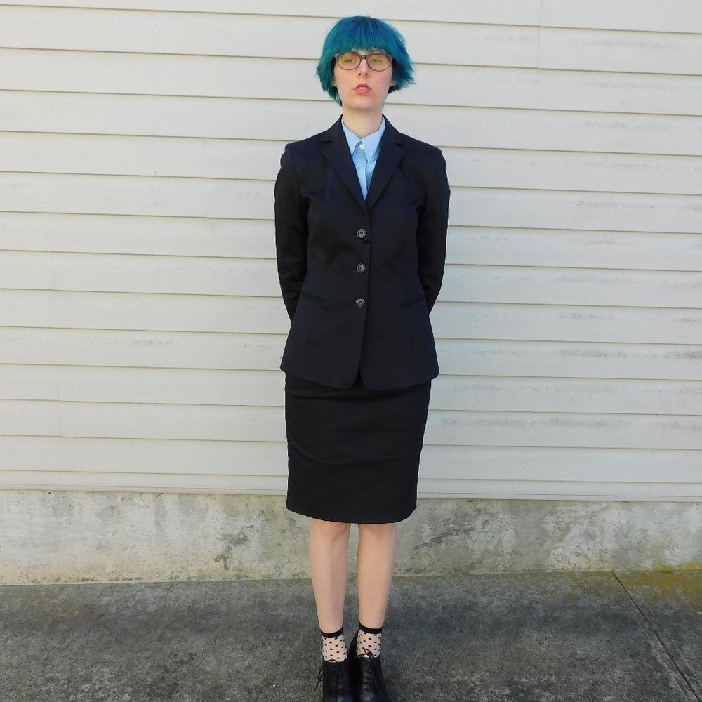 Massimo Nuhi Wardrobe blazer and pencil skirt suit